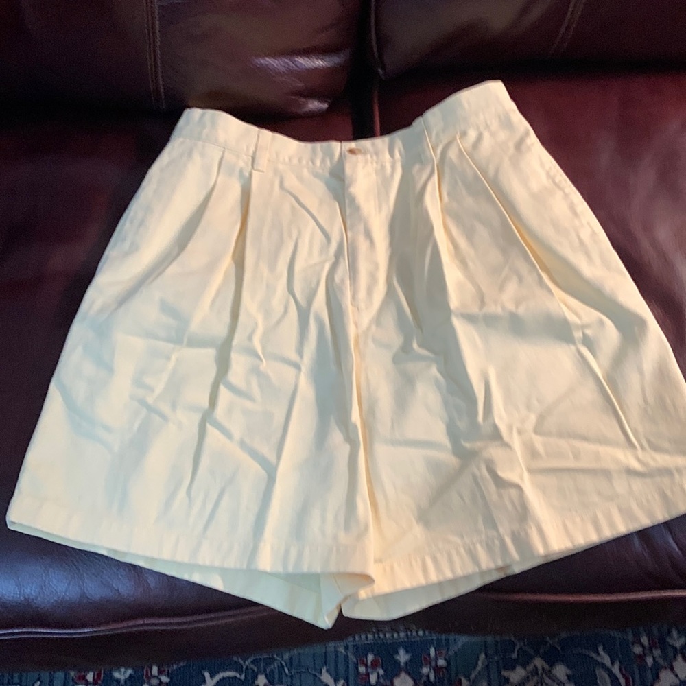 Ladies shorts. Ralph Lauren Sport. Yellow. Like new with no stains or wear